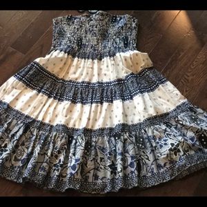 Strapless sundress by bellaTweed size small cute